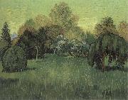 The Poet-s Garden Vincent Van Gogh
